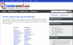 screenshot MakeUseOf Directory