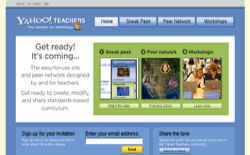 screenshot Yahoo! Teachers