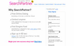 screenshot SearchPartner