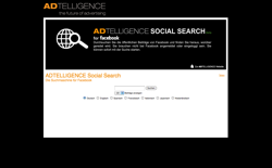 screenshot Adtelligence Social Search