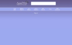 screenshot Ajax DNS