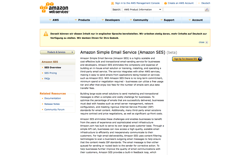 screenshot Amazon Simple Email Service