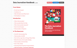 screenshot Data Journalism Handbook