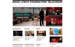 screenshot David Lynch Foundation Television