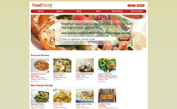screenshot FoodPair