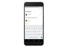 screenshot Gmail Smart Reply with Emoji