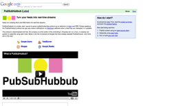 screenshot Google PubSubHubbub