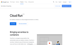 screenshot Google Cloud Run