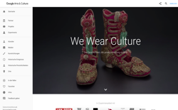 screenshot Google Arts: We Wear Culture