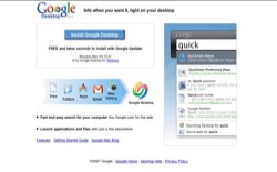 screenshot Google Desktop Mac