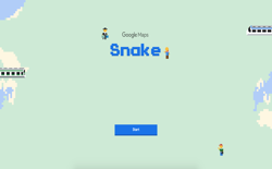 screenshot Google Maps Snake