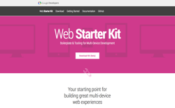 screenshot Web Starter Kit