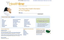 screenshot Healthline