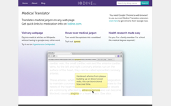 screenshot Iodine Medical Translator