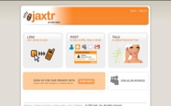 screenshot jaxtr