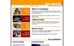 screenshot Kolablog