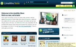 screenshot LimeWire Store
