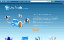 screenshot Live Mesh