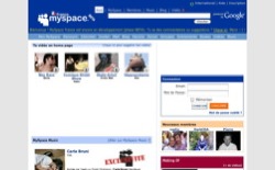 screenshot MySpace France