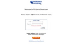 screenshot Myspace Messenger