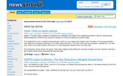 screenshot newsgarbage