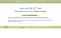 screenshot Nuah: Google Sitemap