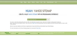 screenshot Nuah: Yahoo Sitemap