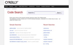screenshot O'Reilly Code Search
