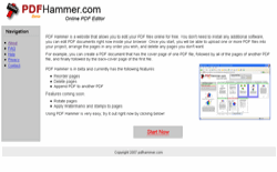 screenshot PDF Hammer