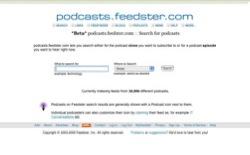 screenshot podcasts.feedster