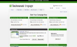 screenshot Technorati Engage