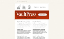 screenshot VaultPress