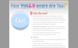 screenshot How Web 2.0-aware Are You?