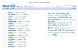 screenshot Web2.0 List