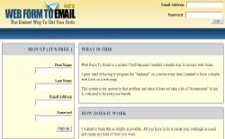 screenshot Web Form To Email