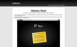 screenshot Webian Shell