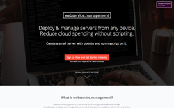 screenshot Webservice Management