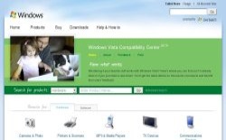 screenshot Windows Vista Compatibility Center