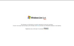 screenshot Windows Live QnA
