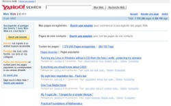 screenshot Yahoo! Mon Web 2.0