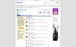 screenshot Yahoo Predictalot