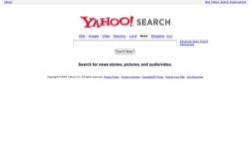 screenshot Yahoo! News Search