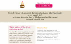screenshot CakeMail