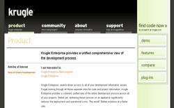 screenshot Krugle Enterprise
