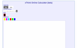 screenshot xThink Online Calculator