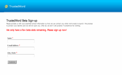 screenshot TrustedWord