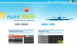 screenshot Ajax Rain