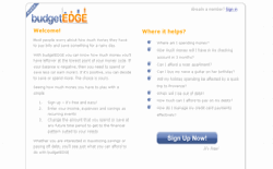 screenshot budgetEDGE