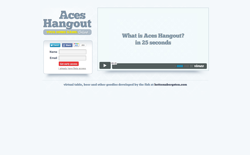 screenshot Aces Hangout