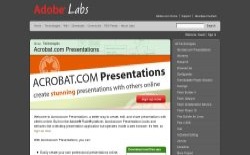 screenshot Acrobat.com Presentations